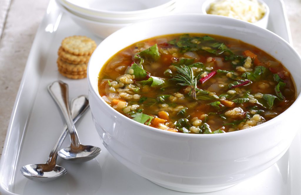 Tuscan Greens and Lentil Soup