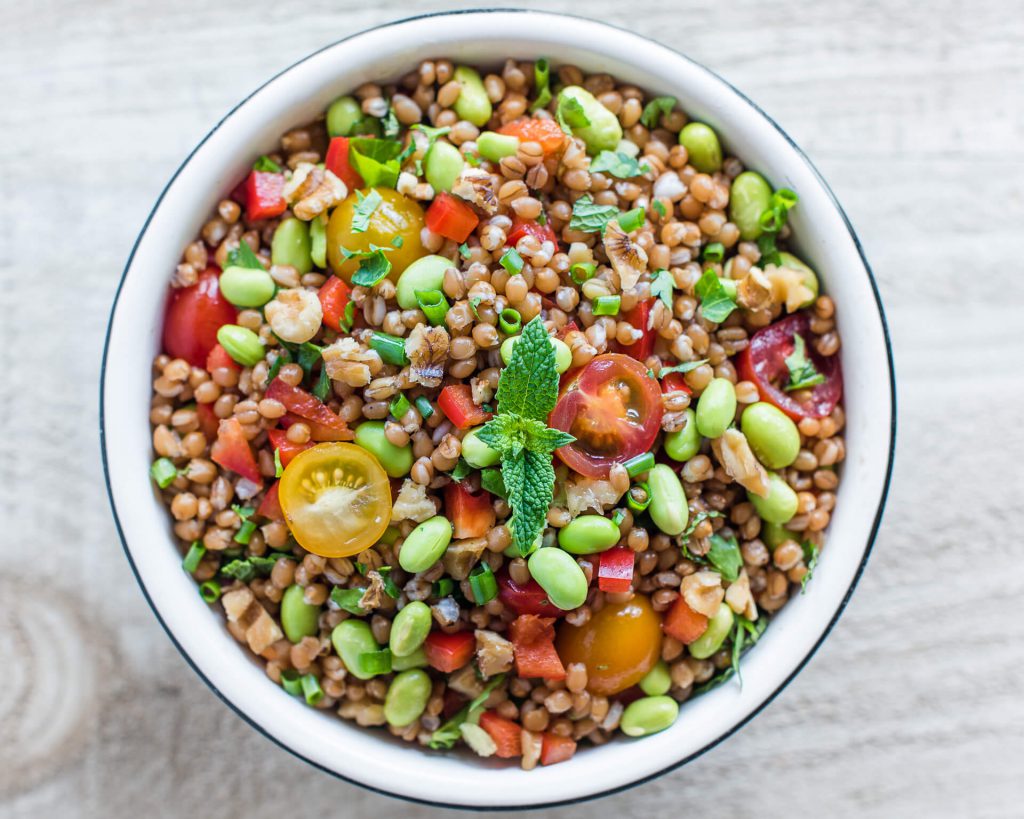 Wholehearted Wheat Berry Salad