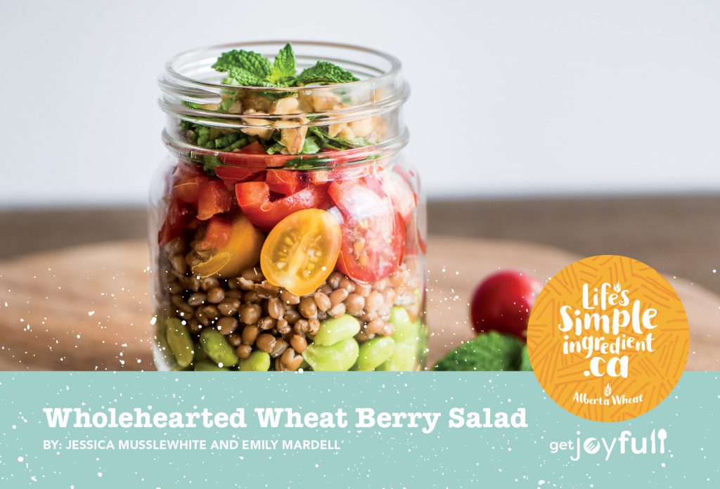 Wholehearted Wheat Berry Salad Recipe Card