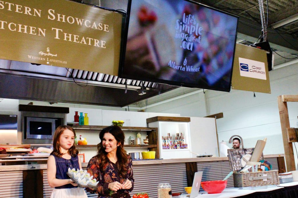 Cela and Emily at Western Showcase Kitchen Theatre