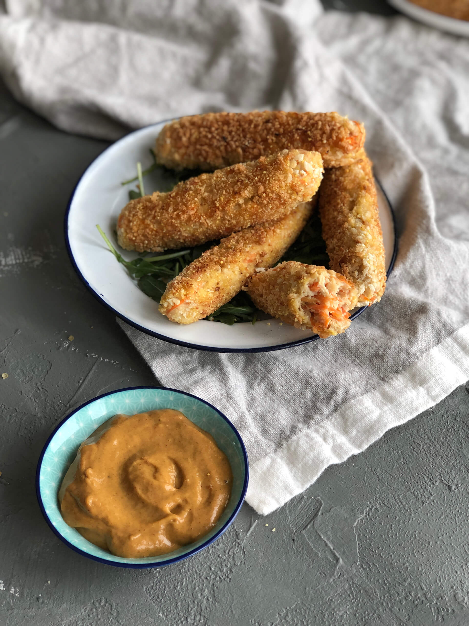 Chicken-Lentil Dippers