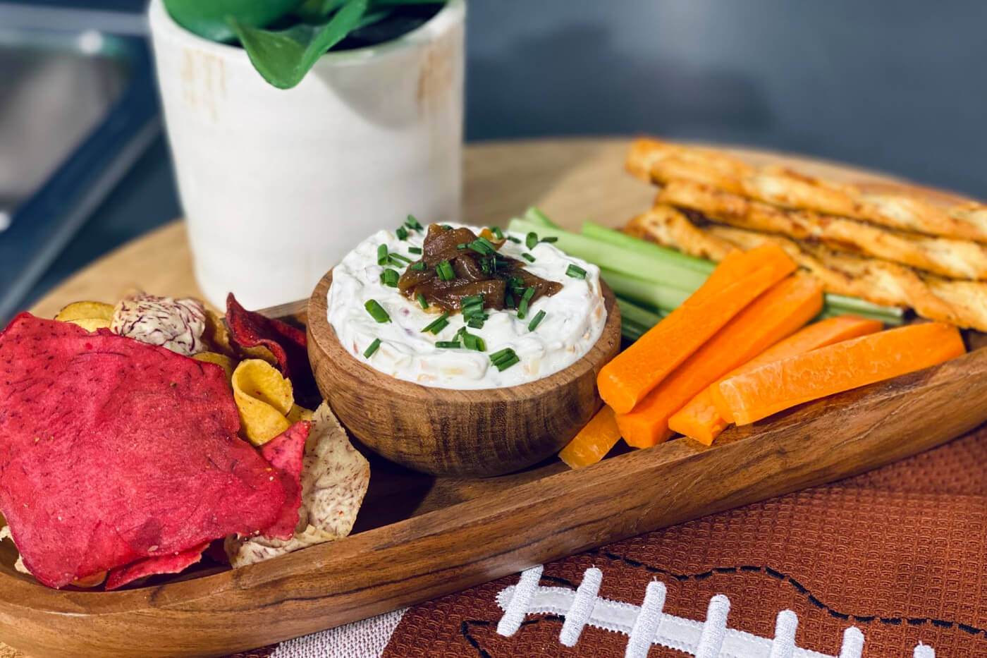 Caramelized Onion Super Bowl Party Dip