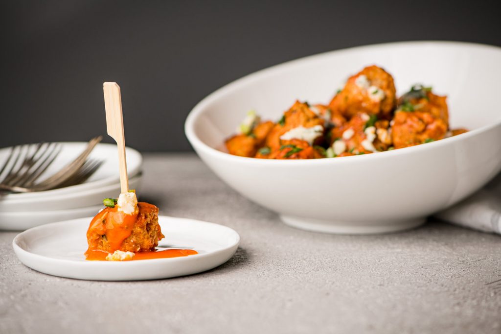 Game Day Buffalo Chicken Meatballs