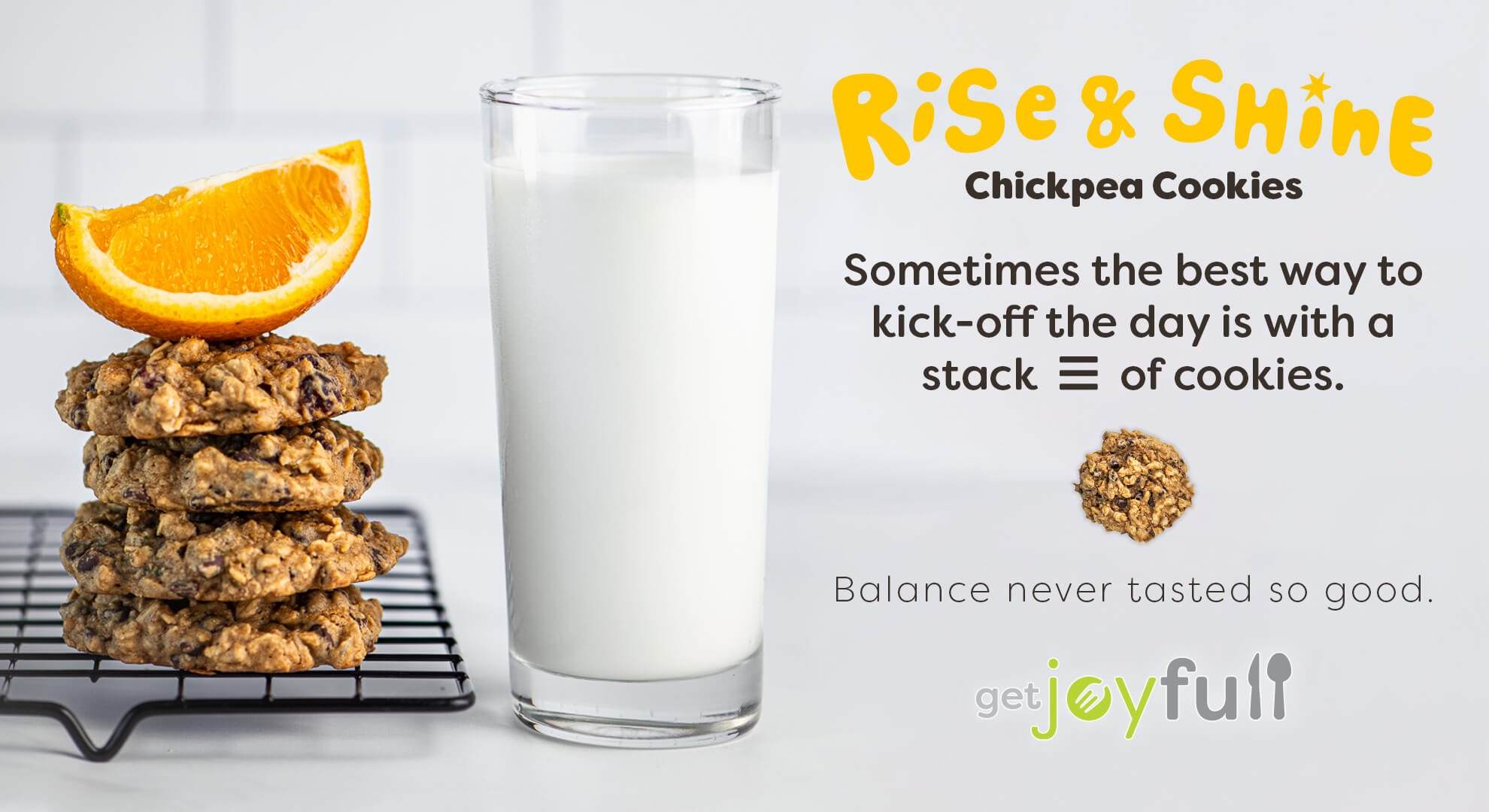 Rise & Shine Chickpea Cookies Graphic