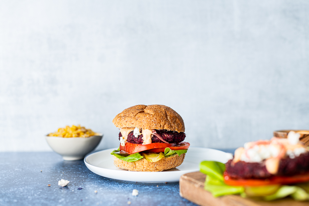 Split Pea & Beet Garden Burger