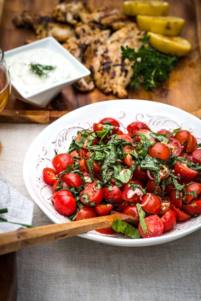 Backyard BBQ Box & Social Menu - Fresh Tomato-Basil Salsa