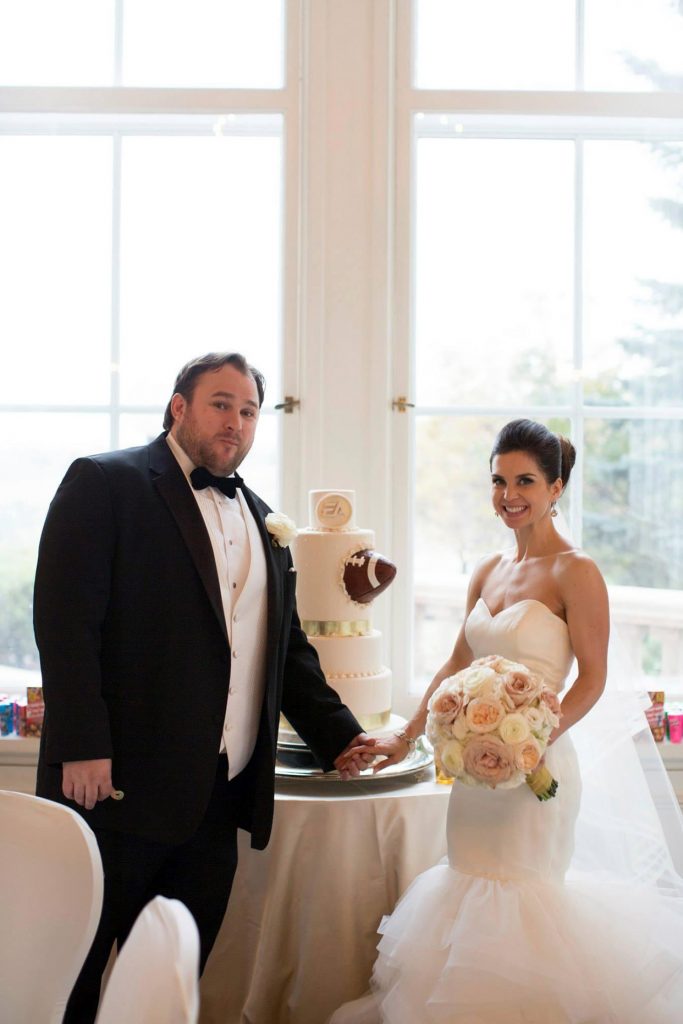 Football Wedding Cake