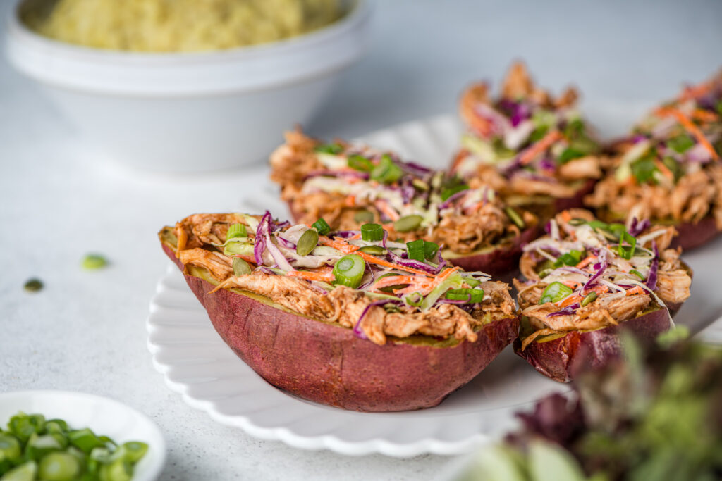 Stuffed Sweet Potatoes - Close-up