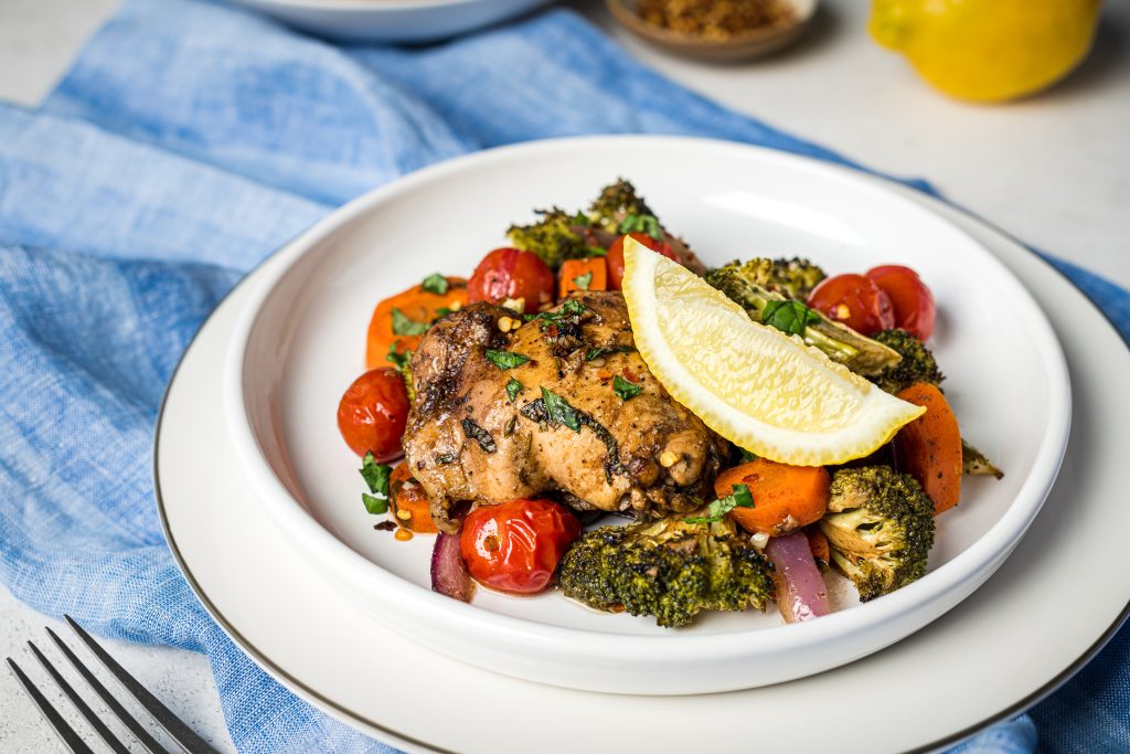 One-Pan Balsamic Chicken & Veggies